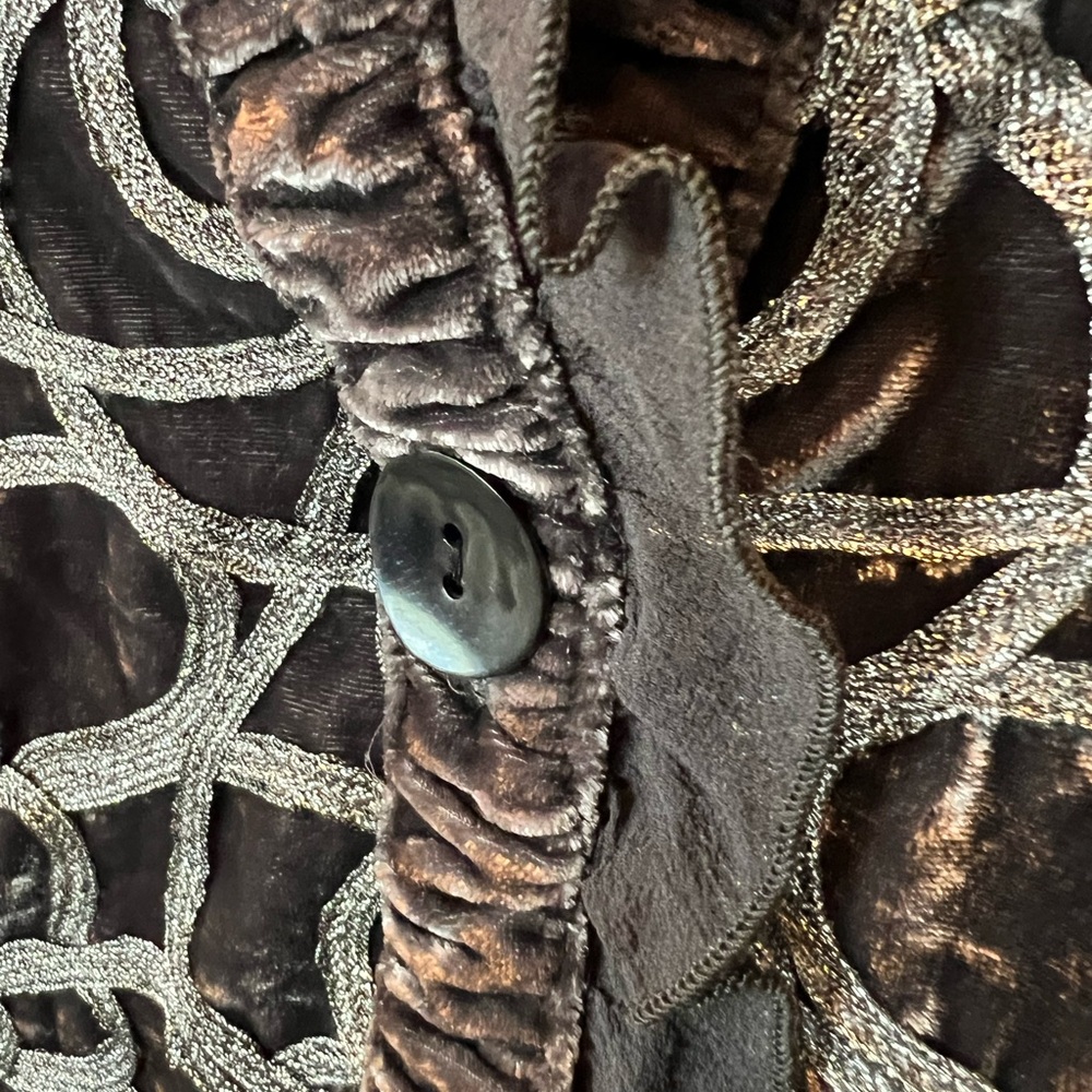 Chico’s Single Button Ruffle Trim Jacket - image 6